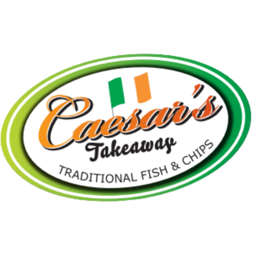 Caesars Fish & Chips logo.
